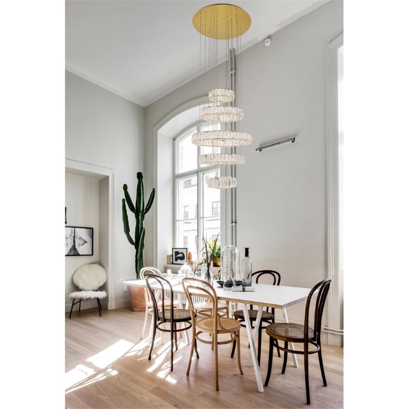 Elegant Lighting Monroe 5 Tier 25.6