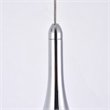 Elegant Lighting Amherst 3 Light Clear LED Pendant in Chrome