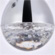 Elegant Lighting Amherst 3 Light Clear LED Pendant in Chrome