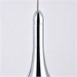 Elegant Lighting Amherst 3 Light Clear LED Island Pendant in Chrome