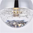 Elegant Lighting Amherst 3 Light Clear LED Island Pendant in Chrome