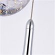 Elegant Lighting Amherst 5 Light Clear LED Pendant in Chrome
