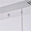 Elegant Lighting Amherst 5 Light Clear LED Island Pendant in Chrome