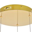 Elegant Lighting Polaris 3 Light Royal Cut Crystal LED Pendant in Gold