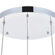 Elegant Lighting Constellation 3 Light Clear LED Pendant in Chrome