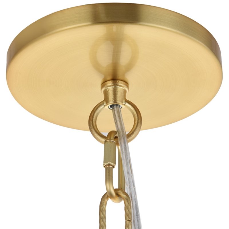 Elegant Lighting Vega 2 Tier 13 Light Clear LED Chandelier in Gold