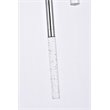 Elegant Lighting Ruelle 3-Lights Modern Aluminum and Metal Pendant in Chrome