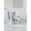 Elegant Lighting Eren 5-Light Stainless Steel and Glass Pendant in Gold