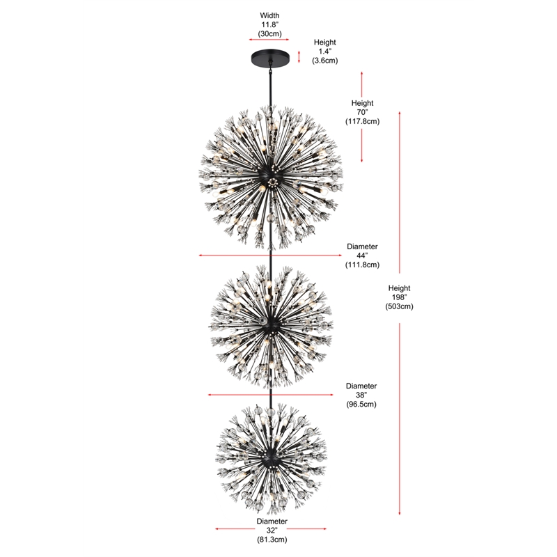 Elegant Lighting Vera 44