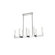 Elegant Lighting Noemi 8-Light Metal Adjustable LED Pendant in Chrome