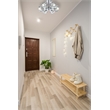Elegant Lighting Eren 6-Light Metal & Crystal Flush Mount in Chrome/Clear