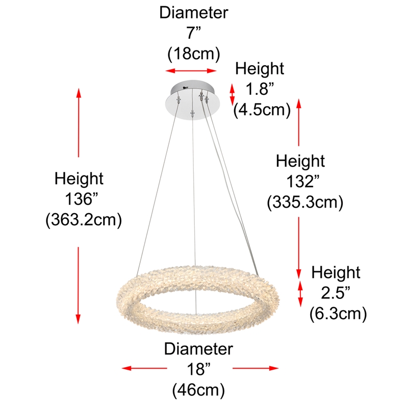 Elegant Lighting Bowen 18