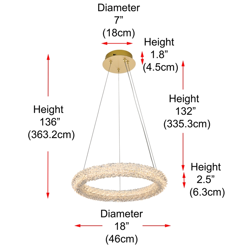 Elegant Lighting Bowen 18