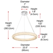 Elegant Lighting Bowen 24