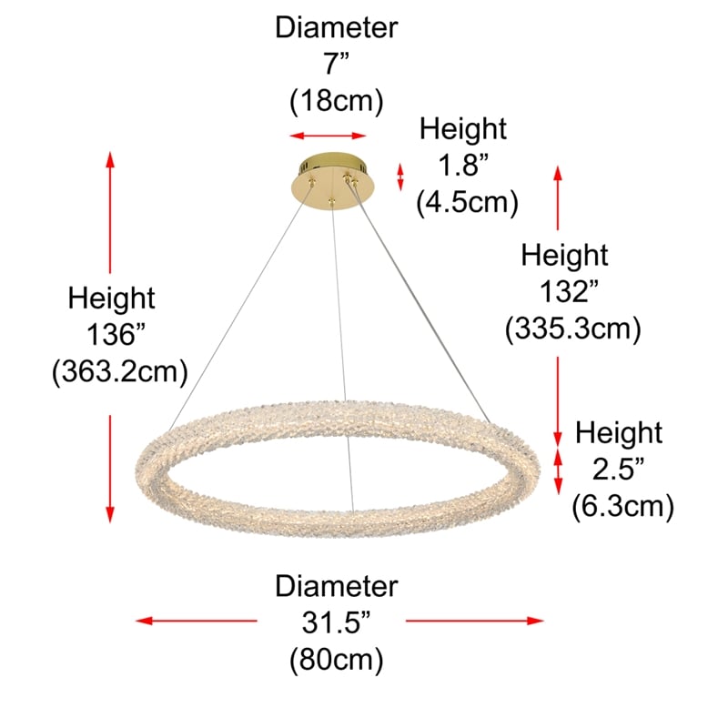 Elegant Lighting Bowen 32