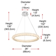 Elegant Lighting Bowen 26