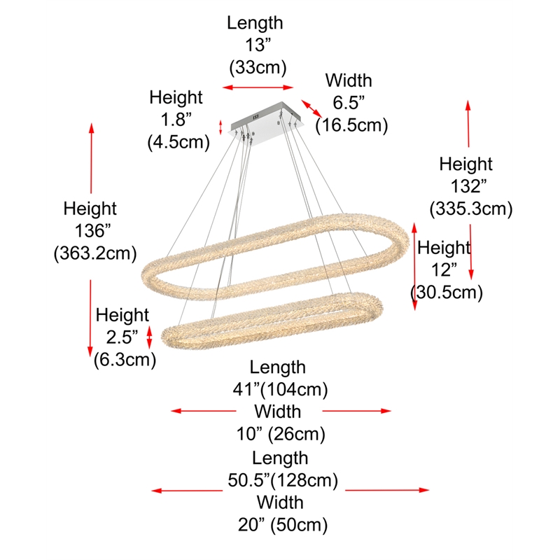 Elegant Lighting Bowen 51