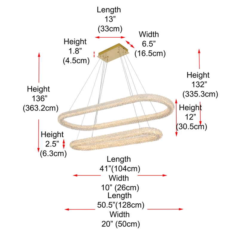 Elegant Lighting Bowen 51