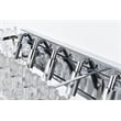Elegant Lighting Emilia 34.5 Inch Wall Sconce In Chrome