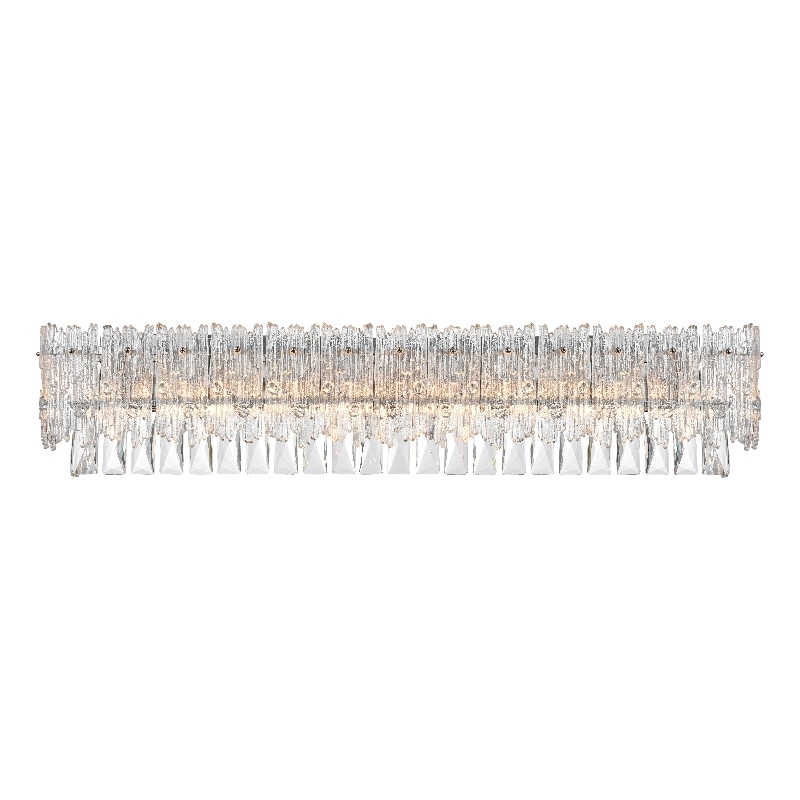 Elegant Lighting Emilia 34.5 Inch Wall Sconce In Chrome