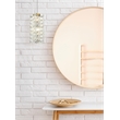 Elegant Lighting Aston 6.5 Inch Led Pendant In Satin Gold