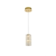 Elegant Lighting Aston 6.5 Inch Led Pendant In Satin Gold