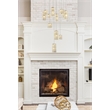 Elegant Lighting Aston 28 Inch Led Pendant In Chrome