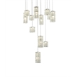 Elegant Lighting Aston 28 Inch Led Pendant In Chrome