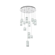 Elegant Lighting Aston 28 Inch Led Pendant In Chrome