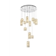 Elegant Lighting Aston 28 Inch Led Pendant In Chrome
