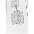 Elegant Lighting Aston 28 Inch Led Pendant In Chrome