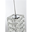 Elegant Lighting Aston 28 Inch Led Pendant In Chrome