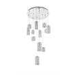 Elegant Lighting Aston 28 Inch Led Pendant In Chrome
