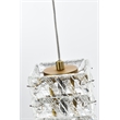 Elegant Lighting Aston 28 Inch Led Pendant In Satin Gold