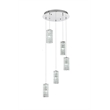Elegant Lighting Aston 20 Inch Led Pendant In Chrome