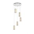 Elegant Lighting Aston 20 Inch Led Pendant In Chrome