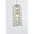 Elegant Lighting Aston 20 Inch Led Pendant In Chrome