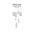 Elegant Lighting Aston 24 Inch Led Pendant In Chrome