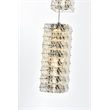 Elegant Lighting Aston 24 Inch Led Pendant In Chrome