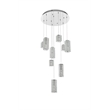 Elegant Lighting Aston 24 Inch Led Pendant In Chrome