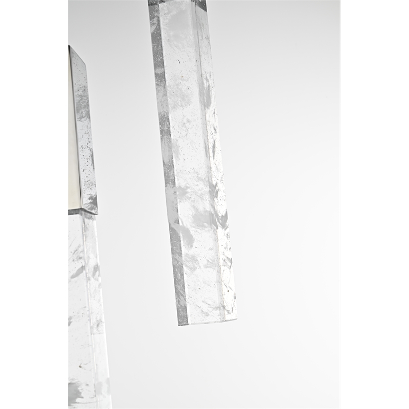 Elegant Lighting Aurora 30 Inch Pendant In Black