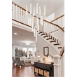 Elegant Lighting Aurora 30 Inch Pendant In Black