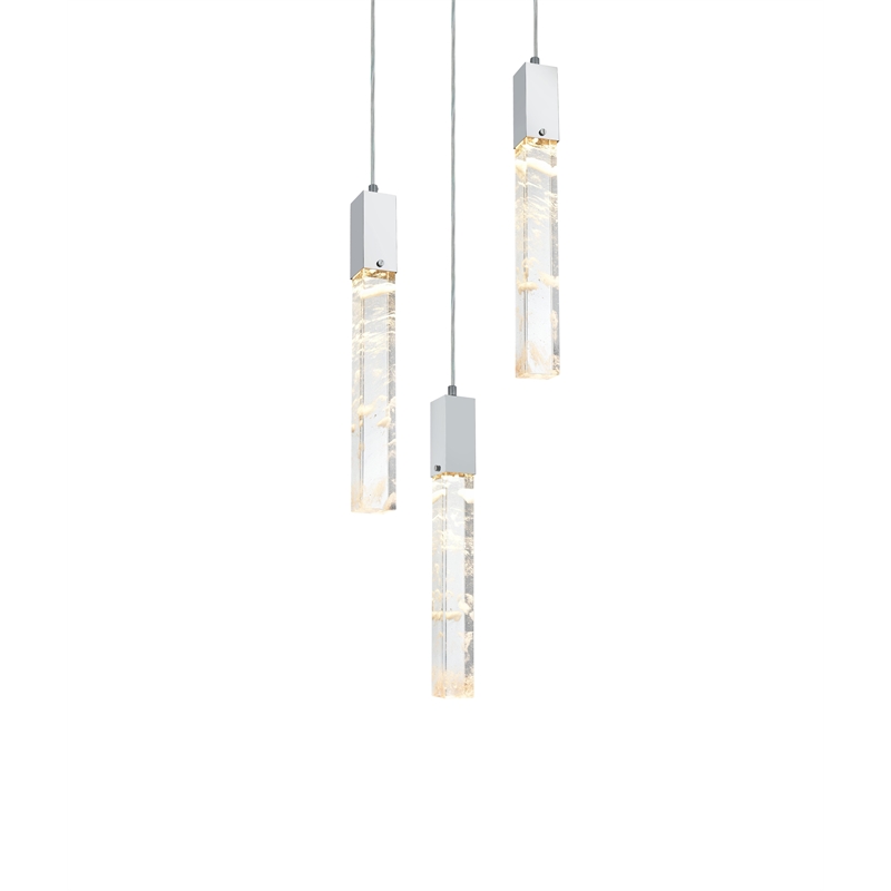 Elegant Lighting Aurora 16 Inch Chandelier In Black