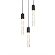 Elegant Lighting Aurora 16 Inch Chandelier In Chrome