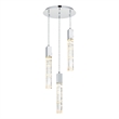 Elegant Lighting Aurora 16 Inch Chandelier In Chrome