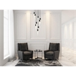 Elegant Lighting Aurora 24 Inch Chandelier In Black