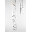 Elegant Lighting Aurora 24 Inch Chandelier In Chrome