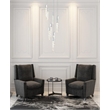 Elegant Lighting Aurora 24 Inch Chandelier In Chrome