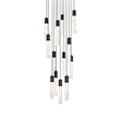 Elegant Lighting Aurora 30 Inch Chandelier In Black
