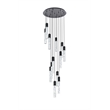 Elegant Lighting Aurora 30 Inch Chandelier In Black